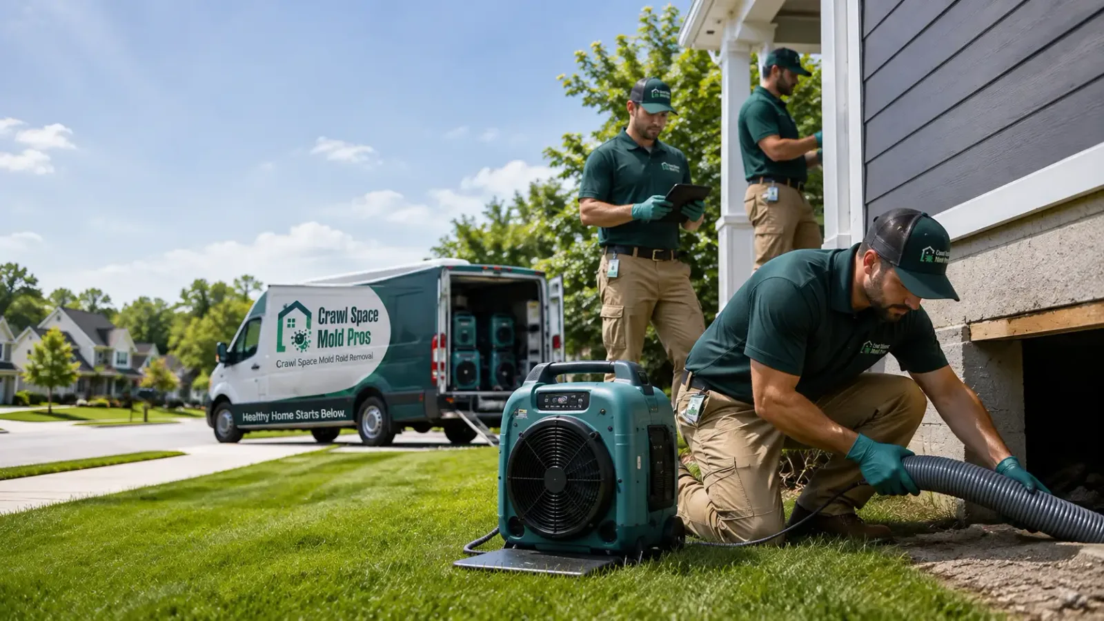 Crawl Space Mold Removal in Malcom, IA
